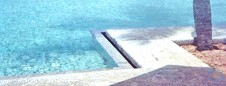 Auryaj granite stone pool borders are elegant